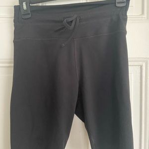 Girlfriend Collective Black Drawstring Bike Short